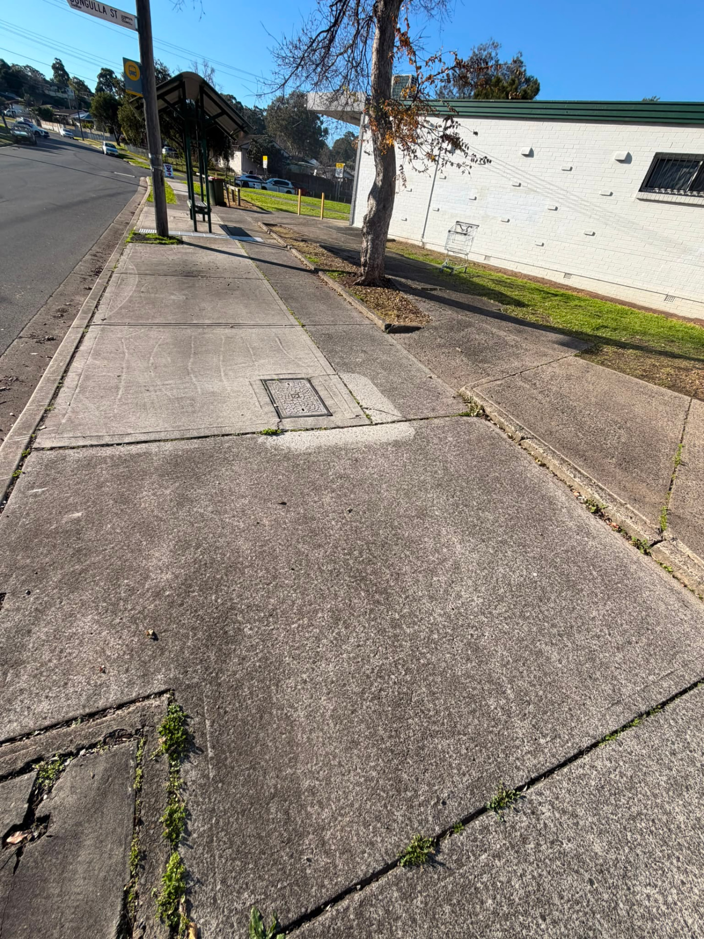 Public Footpath — before cleaning